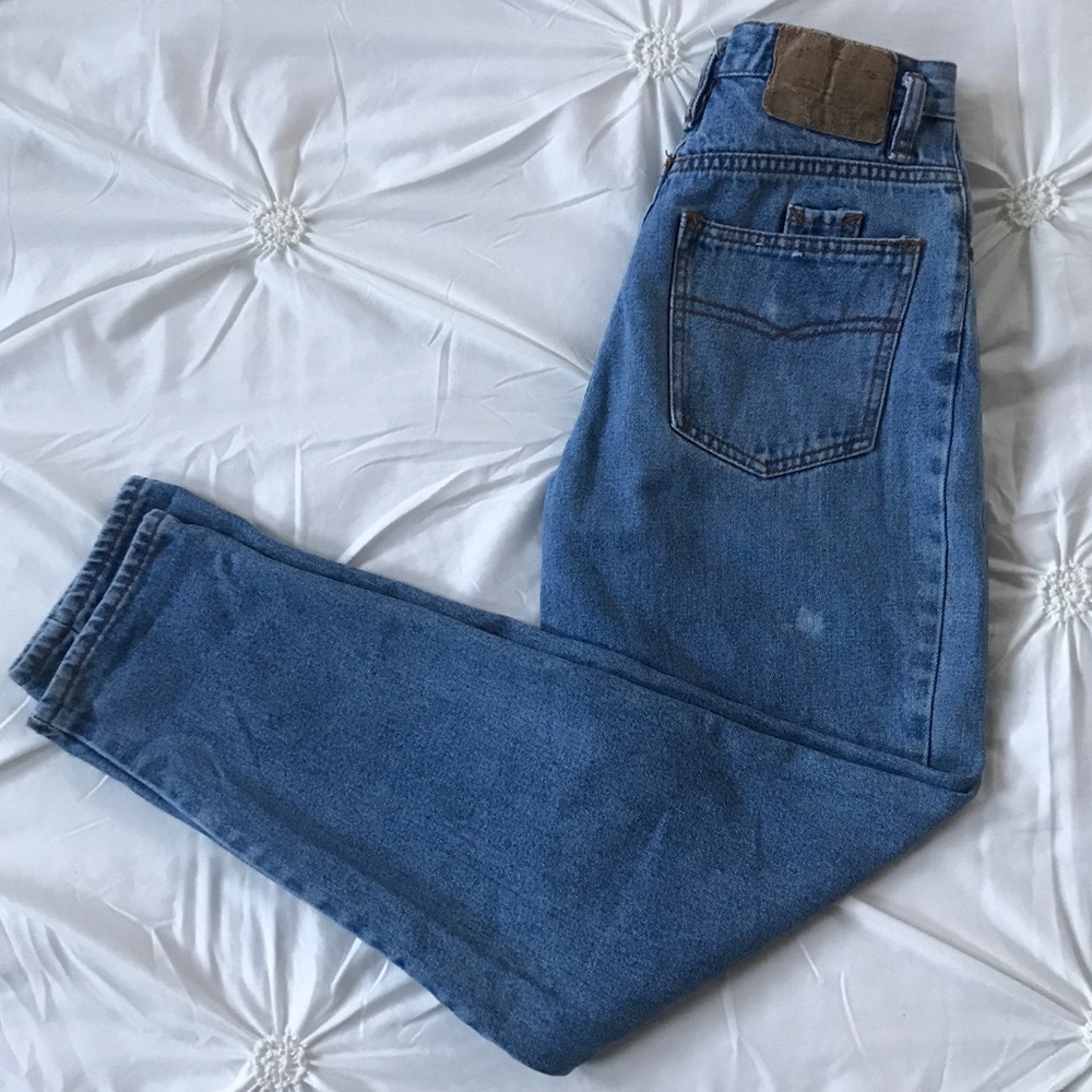 Vintage High Rise Light Wash Jeans
